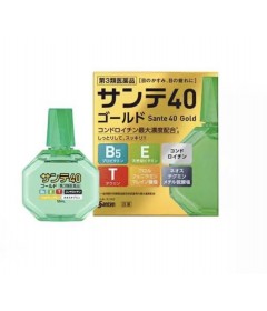  Капли для глаз с хондроитином против возрастных изменений зрения Sante 40 Gold Mild / 13 мл