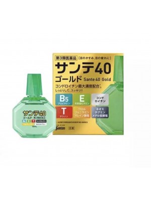  Капли для глаз с хондроитином против возрастных изменений зрения Sante 40 Gold Mild / 13 мл