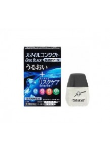 Капли для глаз LION SMILE COOL BLACK CONTACT / Для всех типов линз 12 мл