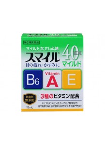 Японские капли для глаз LION SMILE 40 EX MILD /15 мл