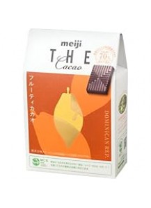 Горький шоколад MEIJI THE CACAO "ДОМИНИКАНА"  70% какао / 12 шт.