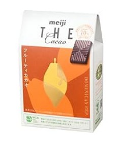 Горький шоколад MEIJI THE CACAO "ДОМИНИКАНА"  70% какао / 12 шт.