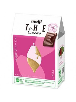 Шоколад MEIJI THE COCOA FLORAL LATTE / PERU "ЦВЕТОЧНЫЙ ЛАТТЕ / ПЕРУ"  51% какао / 12 шт.