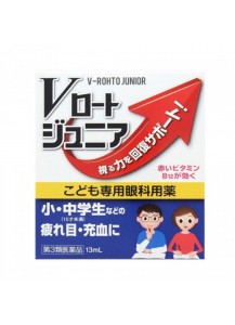 Мягкие глазные капли для школьников и студентов ROHTO V JUNIOR / 13 мл