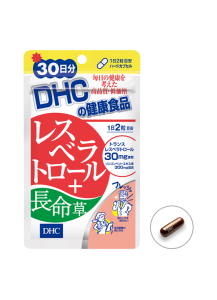 DHC Ресвератрол + Японский женьшень / Мощные антиоксиданты (30 дней)